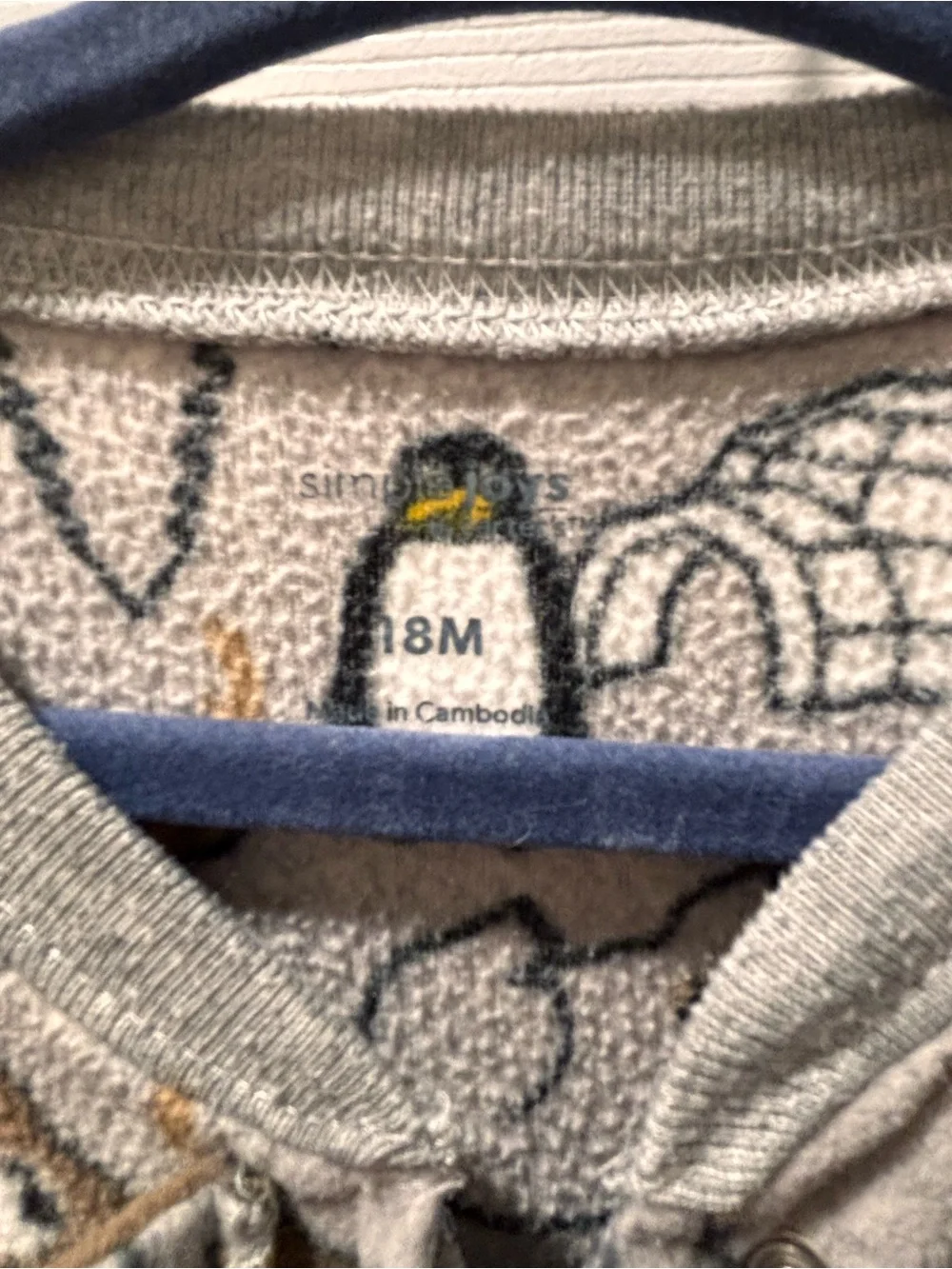 🎉 (18m) Carter’s Winter Wildlife + Igloo Printed Footed Sleeper PJs